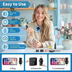 Falabella Microfono Inalambrico Corbatero X2 Paraviento Profesional oferta