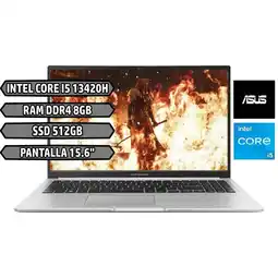 Falabella Portátil X15 Intel Core i5-13420H 8GB RAM 512GB SSD 156″ FHD oferta