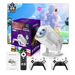 Falabella Proyector de Videojuegos HCS350 Max 1080P 4K Comando De Voz + JuegosIntegrados oferta