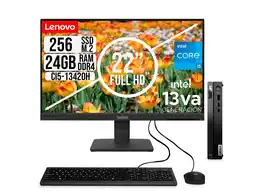 Falabella COMPUTADOR TINY INTEL CORE I5-13420H SSD 256GB RAM 24GB 21.5 FHD S22-4e oferta