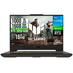 Falabella PORTATIL TUF INTEL CORE 5-210H RTX 3050 6GB SSD 1TB RAM 16GB 16 WUXGA 144HZ oferta