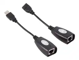 Falabella Extension Extender Usb 2.0 X Rj45 Cat 5/6 Hasta 45 Metros oferta
