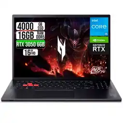 Falabella PORTATIL NITRO LITE INTEL I5-13420H RTX 3050 6GB SSD 4TB RAM 16GB 16 FHD 165Hz oferta