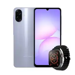 Falabella Celular Galaxy A07 128GB 6GB Ram 4G Morado + Smartwatch oferta