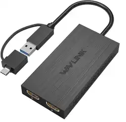 Falabella Adaptador USB-CA a HDMI Dual 4K oferta