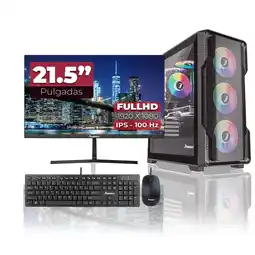 Falabella Computador Gamer Ryzen 5 5600GT SSD 512 GB M2 RAM 16GB Monitor 22 121626 oferta