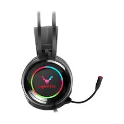 Falabella DIADEMA GAMER USB 7.1 RETROILUMINADA RGB CHIROPTER GH59 NEGRO oferta