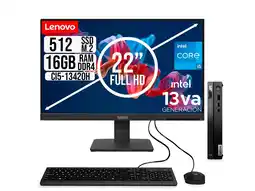 Falabella COMPUTADOR TINY INTEL CORE I5-13420H SSD 512GB RAM 16GB 21.5 FHD S22-4e oferta