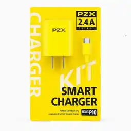 Falabella Cargador USB A Micro USB 1 Metro 2.4a Blanco PZX P10 oferta