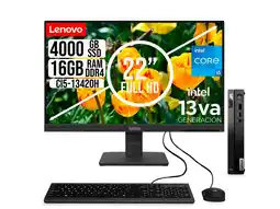 Falabella COMPUTADOR TINY INTEL CORE I5-13420H SSD 4TB RAM 16GB 21.5 FHD S22-4e oferta
