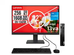 Falabella COMPUTADOR TINY INTEL CORE I5-13420H SSD 256GB RAM 16GB 21.5 FHD S22-4e oferta