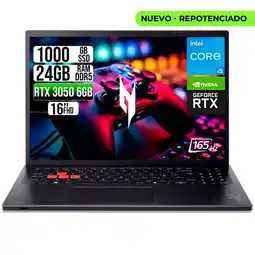 Falabella PORTATIL NITRO LITE INTEL I5-13420H RTX 3050 6GB SSD 1TB RAM 24GB 16 FHD 165Hz oferta