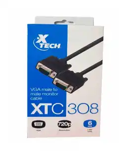 Falabella Cable Vga Macho A Vga Macho Xtech Xtc-308 Negro oferta