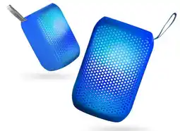 Falabella Mini Parlante Bluetooth Kts-1997 Luces Led Potente Portátil Azul oferta