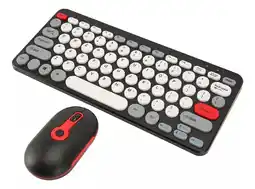 Falabella Teclado Mikuso Con Mouse Premium Black Edition Mac Pc oferta
