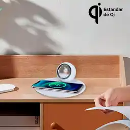 Falabella Cargador Inalámbrico Base De Carga Luz LED Touch K22 oferta