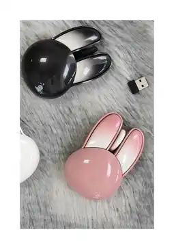 Falabella Mouse Inalámbrico Conejo Ligero Color Negro oferta