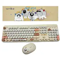 Falabella Combo Teclado Weibo Animado Mecanico Tecla Cambiable Wb216 oferta