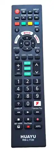 Falabella Control Para Tv Panasonic Universal Rm-l1720 Smart Tv Todos oferta