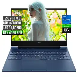 Falabella VICTUS INTEL CORE I7-12650H RTX 4050 6GB SSD 2TB RAM 16GB LED 15,6 FHD 144Hz oferta