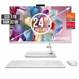 Falabella TODO EN UNO AMD RYZEN 7-7730U SSD 1TB RAM 32GB LED 24 FULL HD oferta