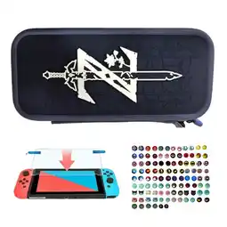 Falabella Estuche Edicion Z Estandar + Vidrio + 2 Grips Compatible Switch oferta