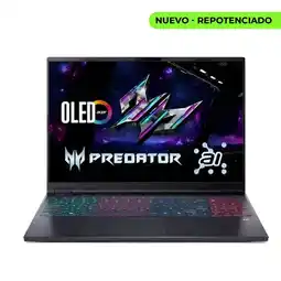 Falabella PORTATIL GAMER HELIOS NEO 16S ULTRA 9 275HX - RAM 64GB - SSD 2TB - RTX 5070TI 12GB oferta