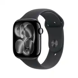 Alkomprar AppleWatch Series11 GPS de 46mm Caja de Aluminio enNegro Azabache, Correa Deportiva Negra TallaM/L oferta