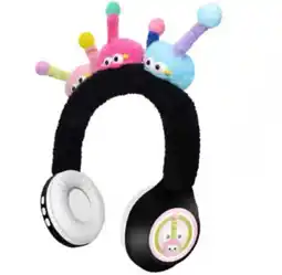 Falabella Diademas Audífonos Bluetooth de Peluche Verde Para Niños MSL-827 oferta