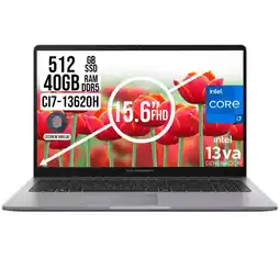 Falabella PORTATIL EXPERBOOK INTEL CORE I7-13620H SSD 512GB RAM 40GB 15.6 FHD oferta
