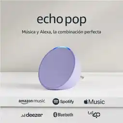 Falabella Parlante Bluetooth Alexa Echo Pop - lila oferta
