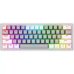Falabella TECLADO FIZZ PRO K616-RGB GRIS-BLANCO SWITCH ROJO EN ESPAÑOL oferta