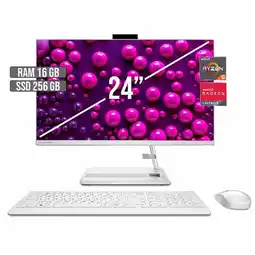 Falabella TODO EN UNO AIO 3 AMD RYZEN 5-7530U SSD 256GB RAM 16GB LED 24 FHD oferta
