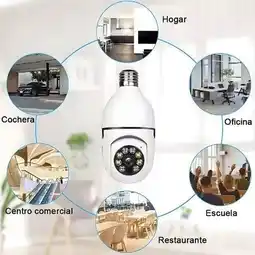 Falabella Camara De Seguridad Bombillo 360 wifi ORIGINAL v380 oferta