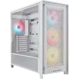 Falabella Chassis PC FRAME 5000D RS V.T + 4 RS140 ARGB BLANCO con Formato ATX Amplio oferta