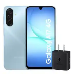Falabella Celular Galaxy A17 4G 256GB 8GB Blue + Cargador 25w oferta