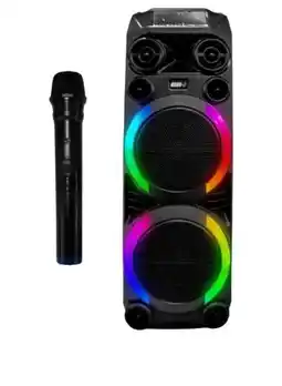 Falabella Parlante Torre 60w Bluetooth 5.3 Micrófono Luces Led Woofer 8 Usb oferta