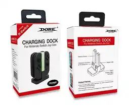 Falabella Base de Carga RGB para Controles con 4 Ranuras, Compatible Con Switch Joy-con oferta