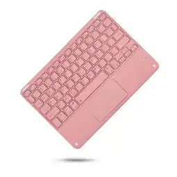 Falabella Teclado + Mouse Touchpad Bluetooth Para Pc Tablet Celular TV Rosa oferta