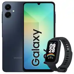 Falabella Celular Galaxy A06 128GB /4GB Black + Mi Band 9 Active Blk oferta