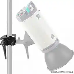 Falabella Pinza abrazadera multifunción negra para estudio difusores tubo flash oferta