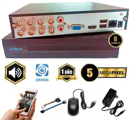 Falabella DVR 5MP 8 CANALES PARACAMARAS DE VIGILANCIA oferta