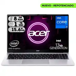 Falabella PORTATIL AL15 INTEL CORE I7 13620H 8GB RAM 1TB SSD 156 FHD oferta