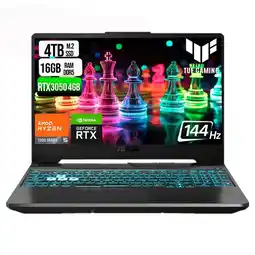 Falabella Portátil TUF A15 Ryzen 5 7535HS RTX 3050 16GB 4TB 15.6 oferta