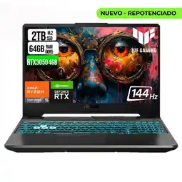 Falabella Portátil TUF A15 Ryzen 5 RTX 3050 64GB RAM 2TB SSD oferta