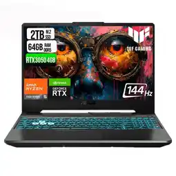 Falabella Portátil TUF A15 Ryzen 5 RTX 3050 64GB RAM 2TB SSD oferta
