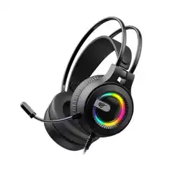 Falabella DIADEMA AUDIFONOS GAMER RGB USB MICROFONO SONIDO HD 35MM oferta