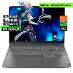Falabella LOQ AMD RYZEN 7-7840HS RTX 4050 6GB SSD 512GB RAM 40GB LED 15,6 FHD 165Hz oferta