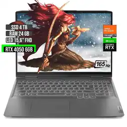 Falabella LOQ AMD RYZEN 7-7840HS RTX 4050 6GB SSD 4TB RAM 24GB LED 15,6 FHD 165Hz oferta