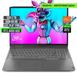Falabella LOQ AMD RYZEN 7-7840HS RTX 4050 6GB SSD 2TB RAM 40GB LED 15,6 FHD 165Hz oferta